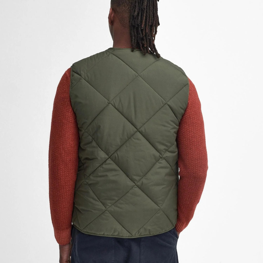 Chaleco de Campo Barbour Finn Gilet Verde