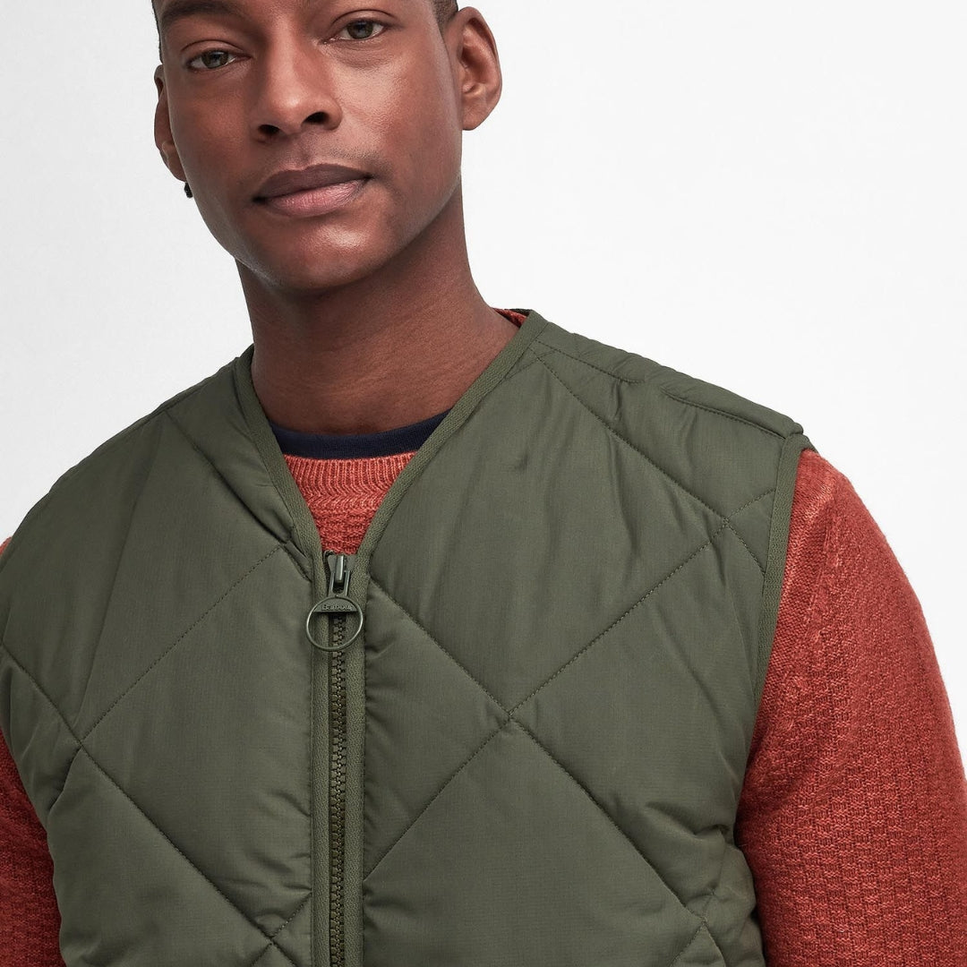 Chaleco de Campo Barbour Finn Gilet Verde