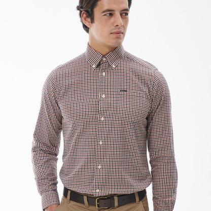 Camisa Padshaw Tailored Barbour Ecru