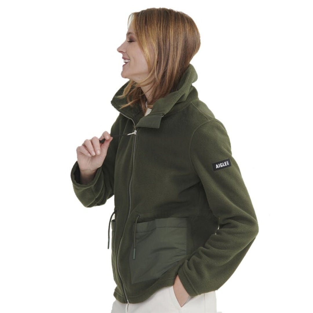 Chaqueta Polar Aigle doble material Avocat